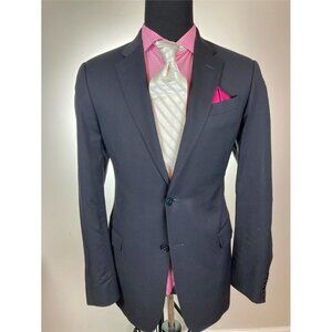 ARMANI Collezioni "Giorgio" Line Modern 2Btn NAVY Sport Jacket 42 R e52